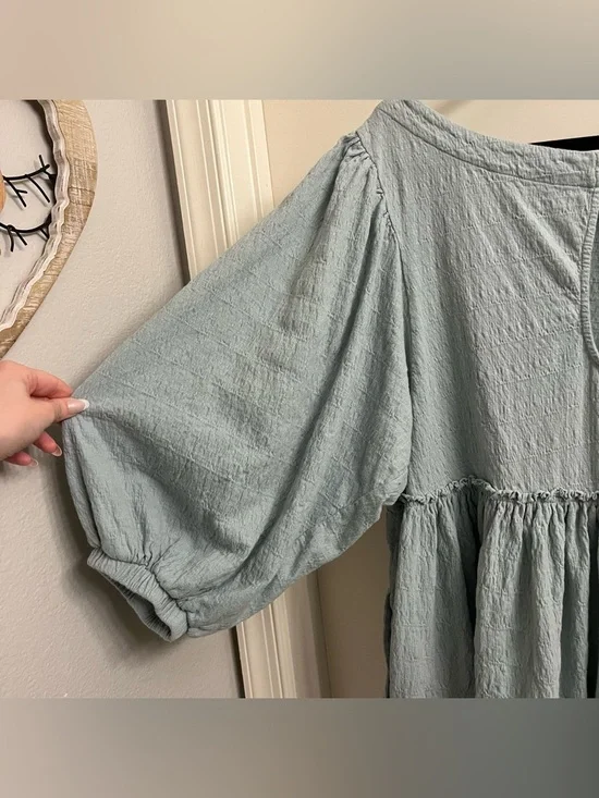 Free People Beach Beyond Obsessed Romper Seaspray Size XL - Picture 9 of 12